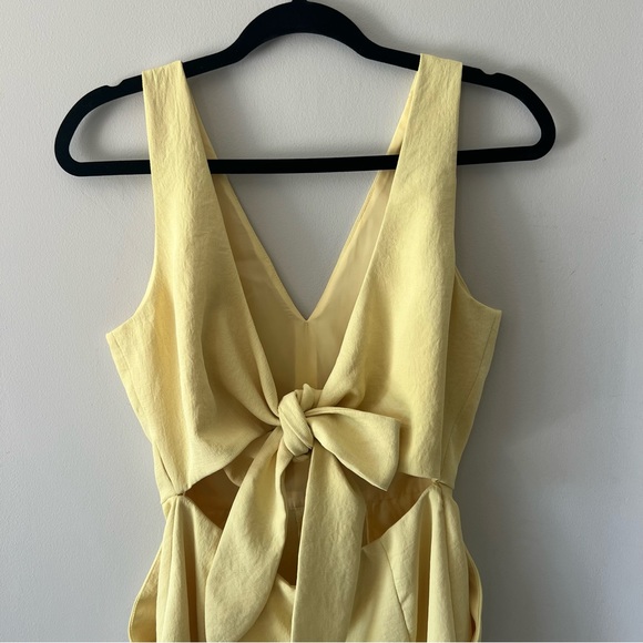 Wilfred Aritzia Aperture Romper Pale Yellow Size 4 - Picture 8 of 16